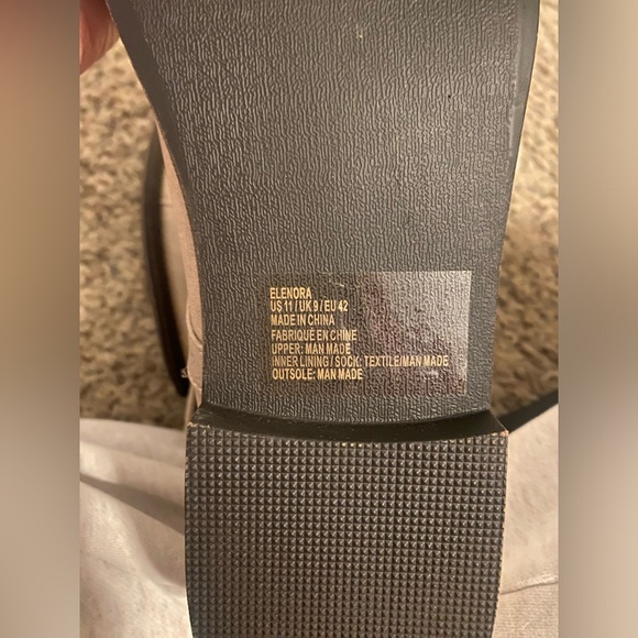 JustFab Elenora Sweater Fold over Ankle Boots, 11 - Picture 4 of 6